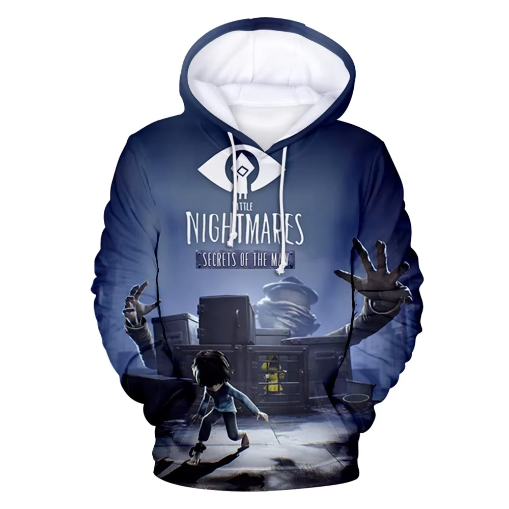 Horror Game Little Nightmares 3D Printed Streetwear Men Women Casual Fashion Oversized Sweatshirts Hoodie Pullovers Man Clothing