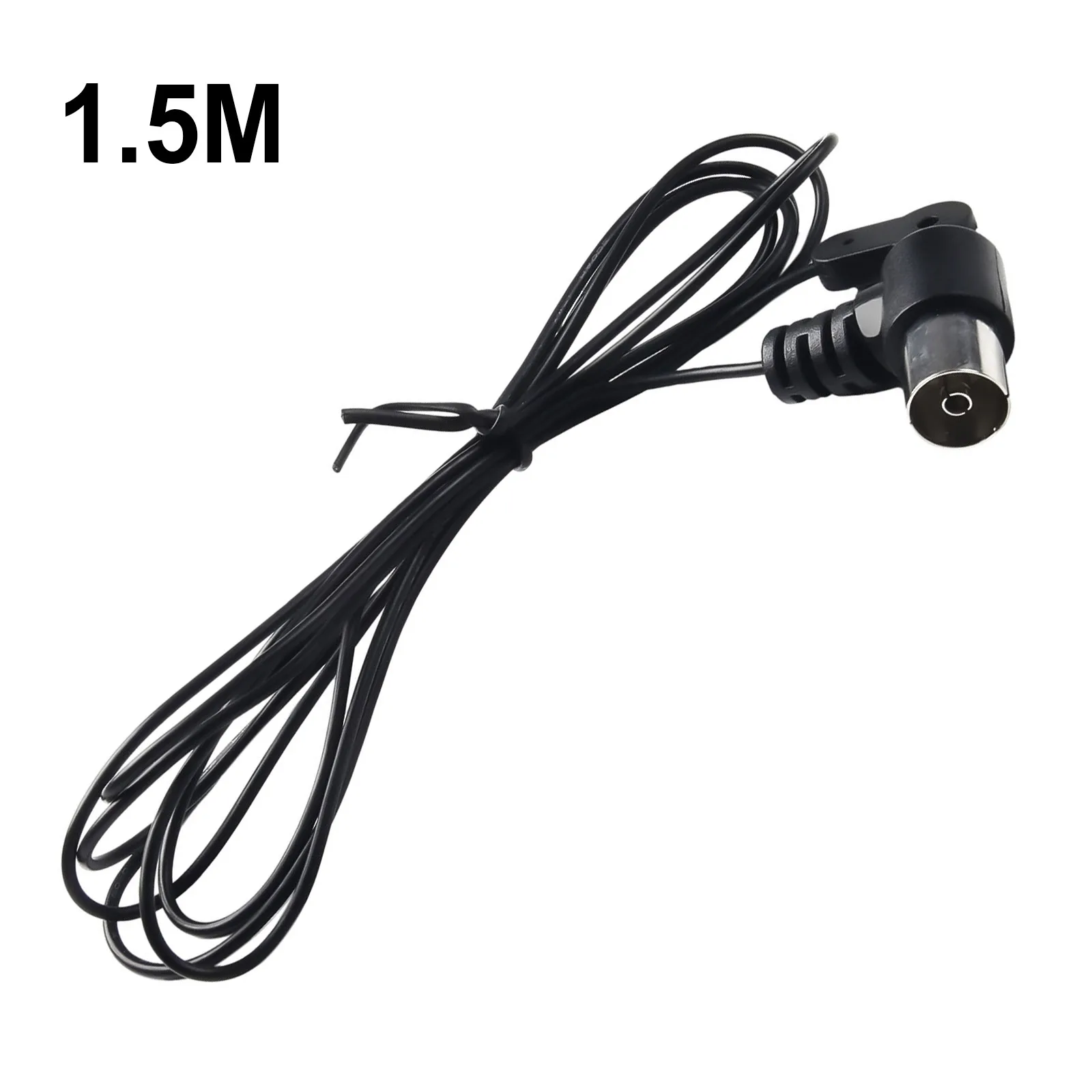 1x FM Radio Antenna F Adapter 75 Ohm Unbal Male Connector Indoor Stereo Home Radio Stereo Receiver Antenna Aerial Enhance Signal