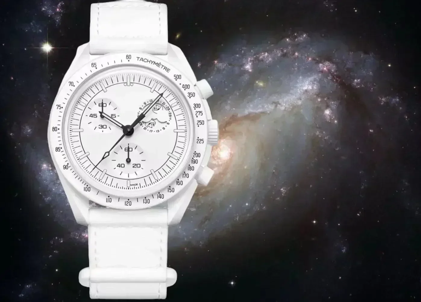 2025 Novo relógio masculino e feminino. Presente/Aniversário, Multi - Cor, Cronógrafo, Estojo Plástico, Lua/Planeta - Inspirado, Quartzo