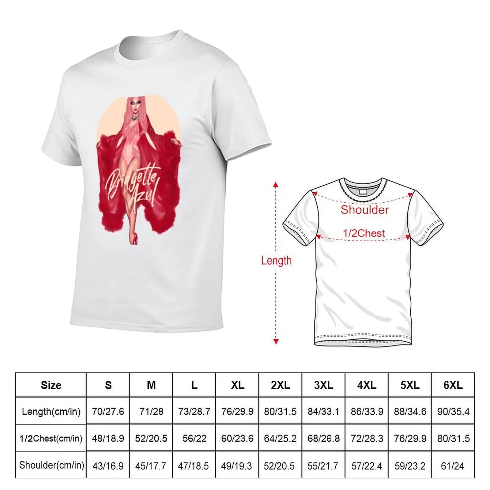 Boudoir Bridgette Azul T-Shirt oversizeds oversized graphic tee men clothes