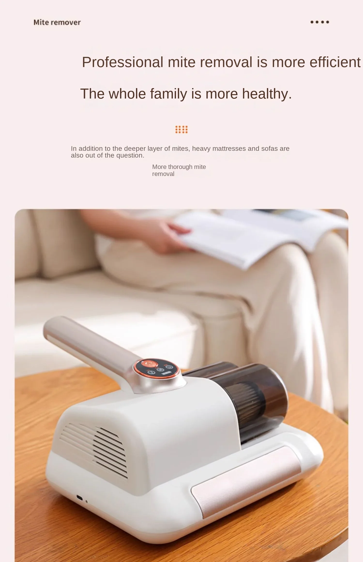 Vacuum cleaner xiaomi vacuum cleaner anti mites wireless artifact bed household cleaner artifact handheld 무선청소기