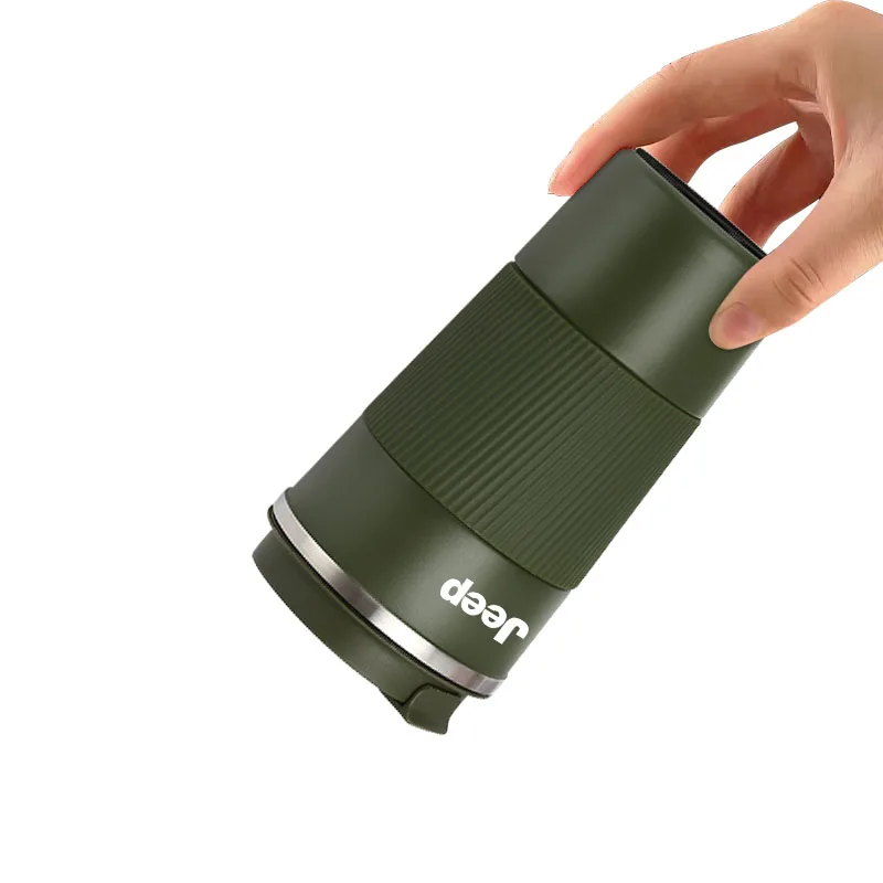 Mug stainless steel coffee cup hot mug Car Vacuum Flask Travel For Jeep Renegade Patriot Wrangler Cherokee Compass Renegade JK