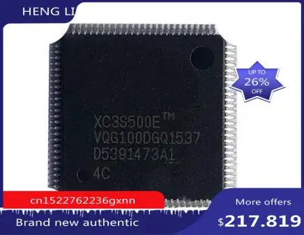 50pcs/lot      XC3S500E-4VQG100C       XC3S500E-4VQ100C      XC3S500E      XC3S500     QFP100