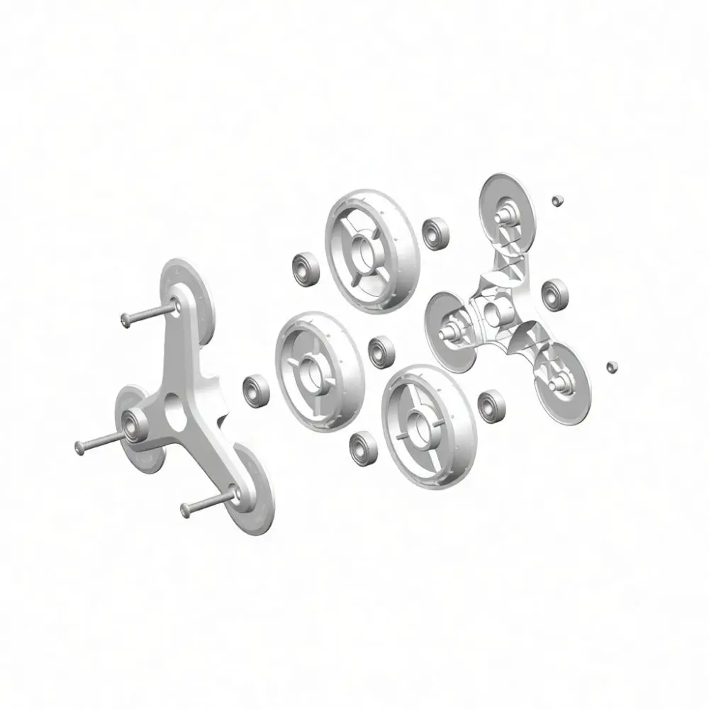 Portable Folding Shopping Cart Repair Parts Aircraft Caster Wheels Stair Climbing Rollers Side Panel Box Lock Trolley Hardware