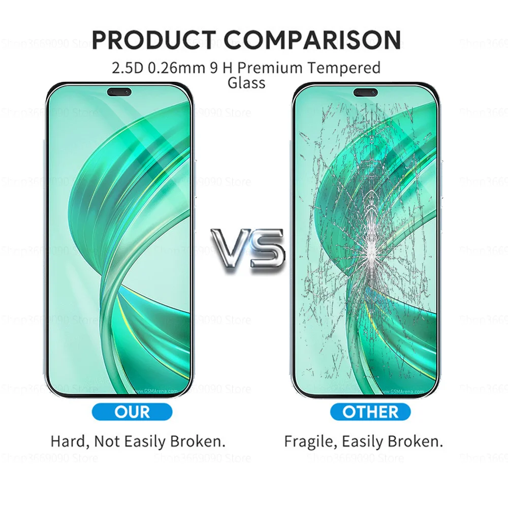 6in1 Protective Glass Case For Honor X8b 4G Tempered Film Honar X8b X 8b X8 b HonorX8b 4G 6.7inches Screen Camera Protector Film