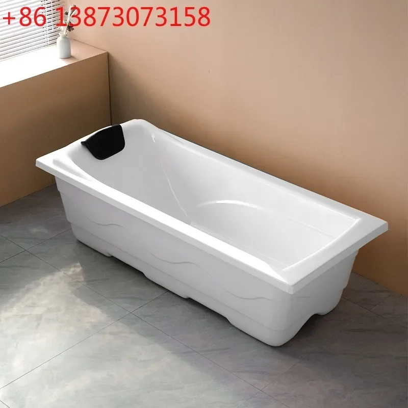 

Acrylic independent installation-free widening thickening enlarged elderly adult hotel cylinder bathtub