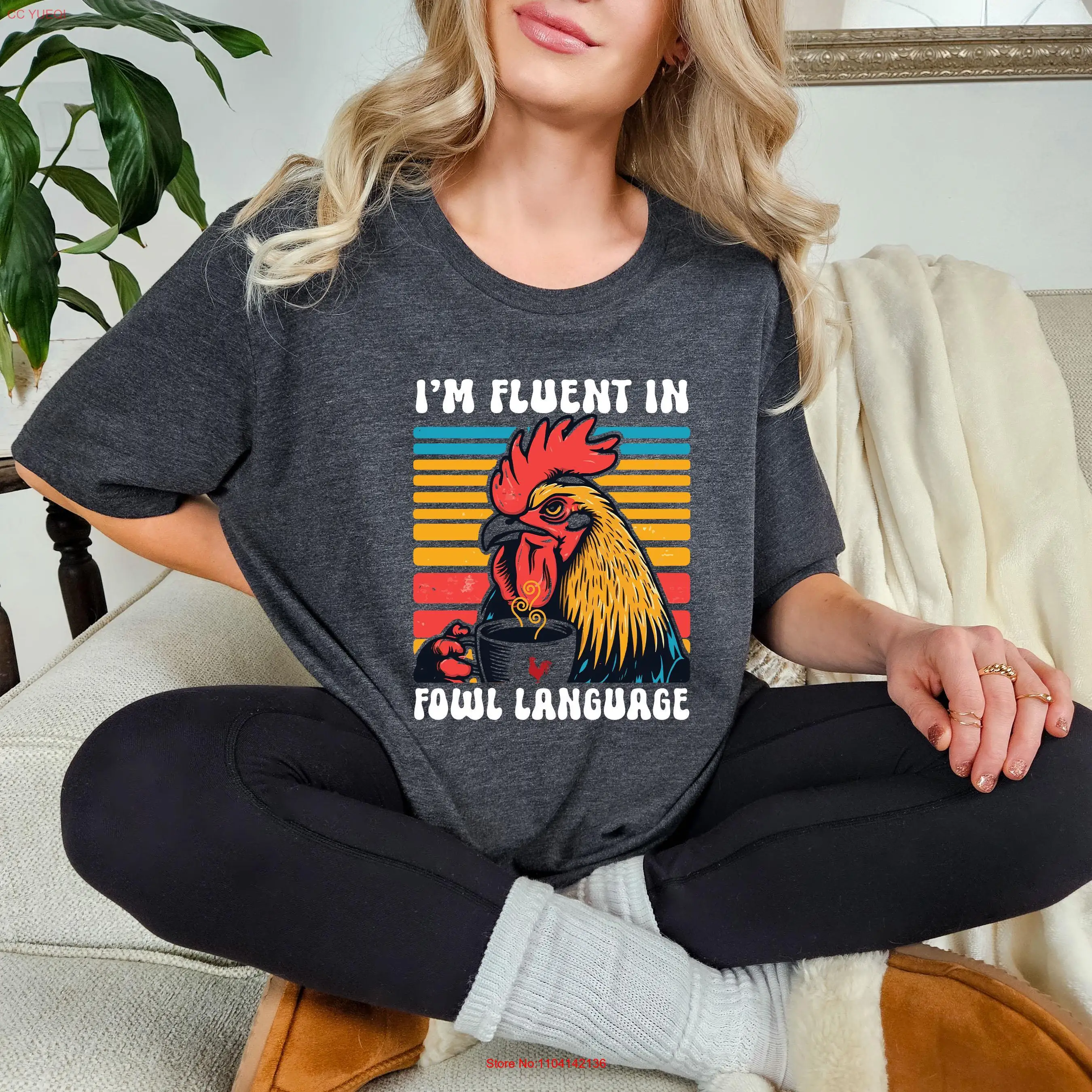 Funny Chicken T Shi… - image