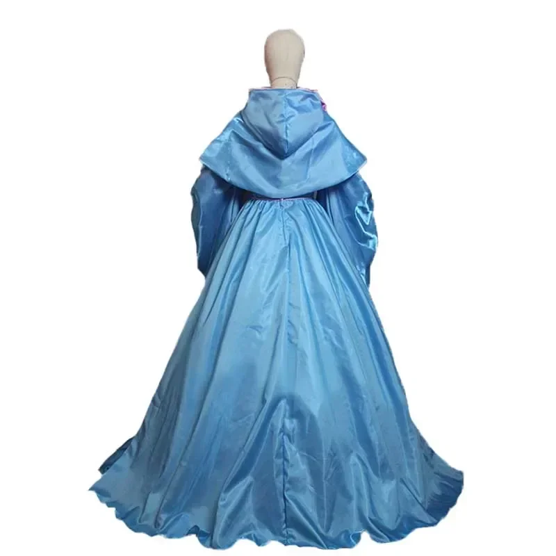 New godmother Cosplay Costume adult Halloween costumes for women fancy fairy Godmother Costume dress custom made MN7