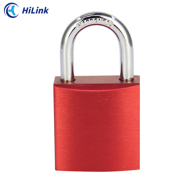 Universal Triple-Coated Hardened Chrome Plated Steel Shackle Anti-Rust Anodized Aluminum Safety Lockout Padlock