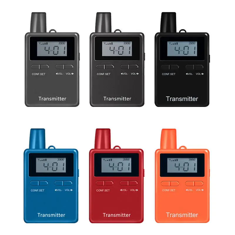 Rich Age 2468 audio guide System 2 transmisores más 20 receptores para viajes de conferencias traducción enseñanza de ciclismo