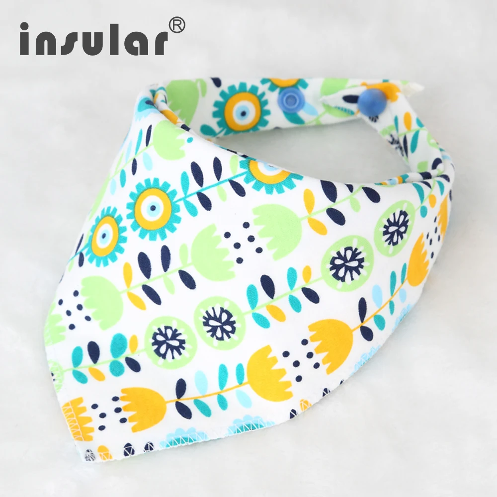 Cotton Newborn Baby Bibs Cute Feeding Bib Baby Nursing Bandana Burp Cloth For Girls And Boys Double Side Baby Scarf