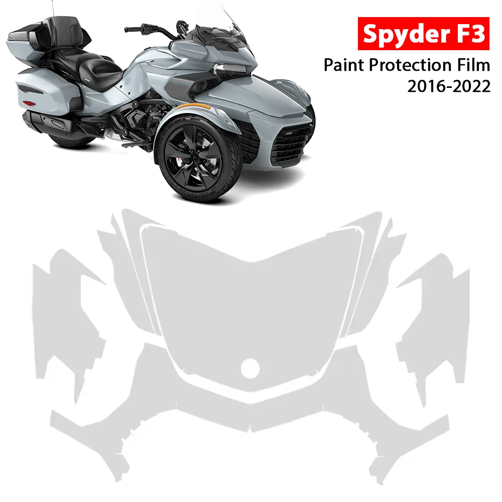 

SPYDER F3 Защитная пленка из ТПУ для мотоцикла CAN AM Spyder F3 Набор против царапин Краска для тела Обтекатель Защитные пленки Аксессуары