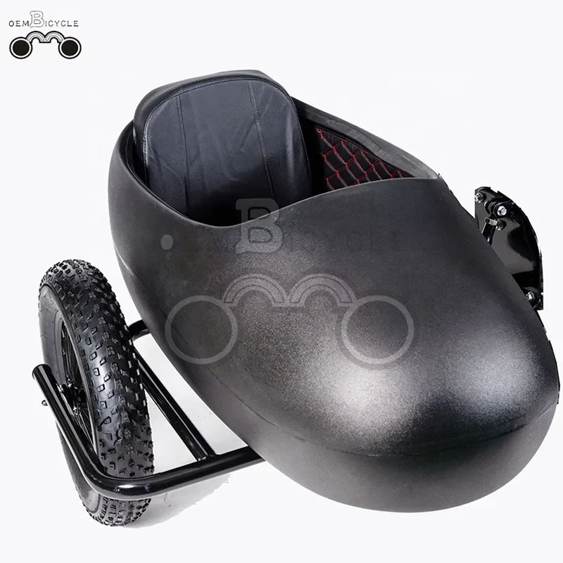 20-Inch Electric Sidecar Bike - APP Control E-Bike with Sidecar, 7-Speed Retro Trike from Factory