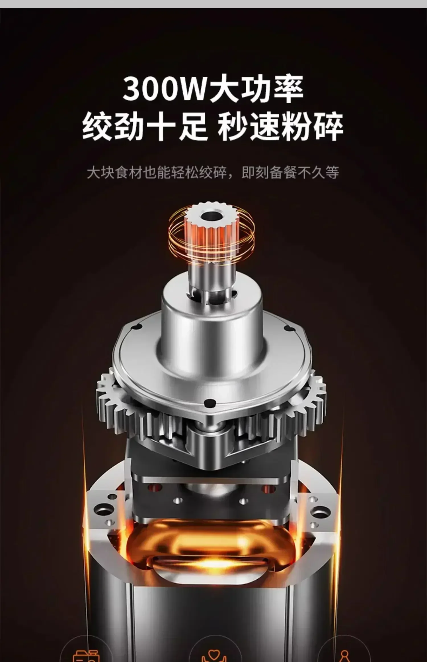 Picture 6: Meat grinder household mixer electric food processor blender multi-function fully automatic household minced meat