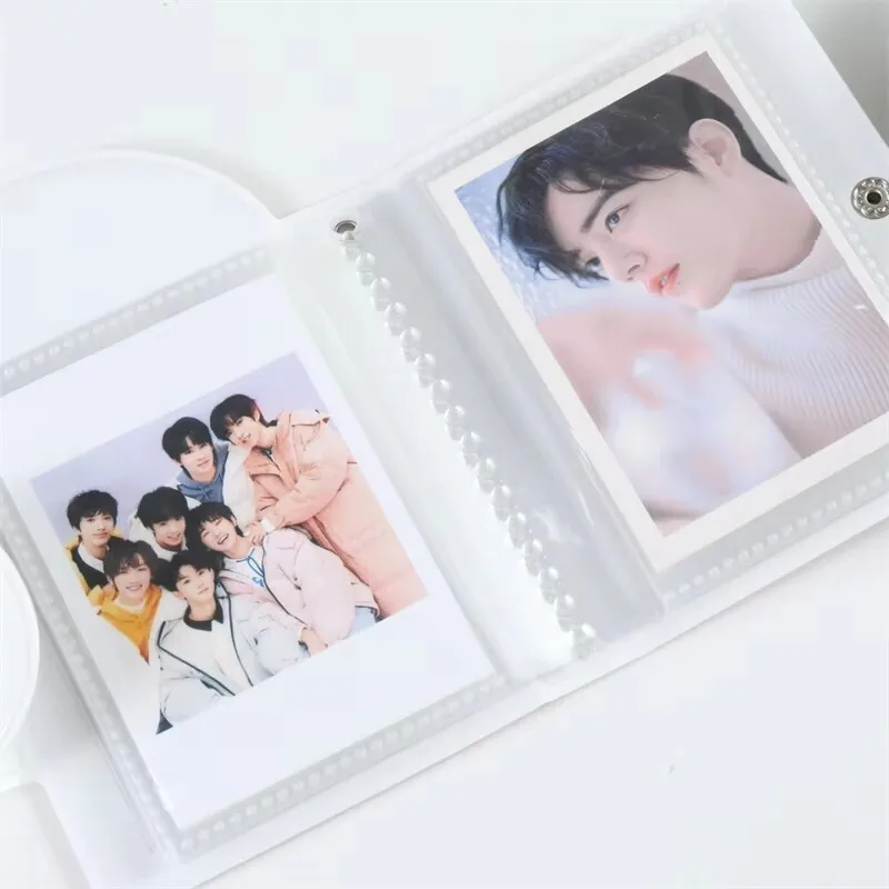 Álbum de fotos colecionáveis com Binder, Cartão Postal e Idol Organizer, Kpop Binder, 3"