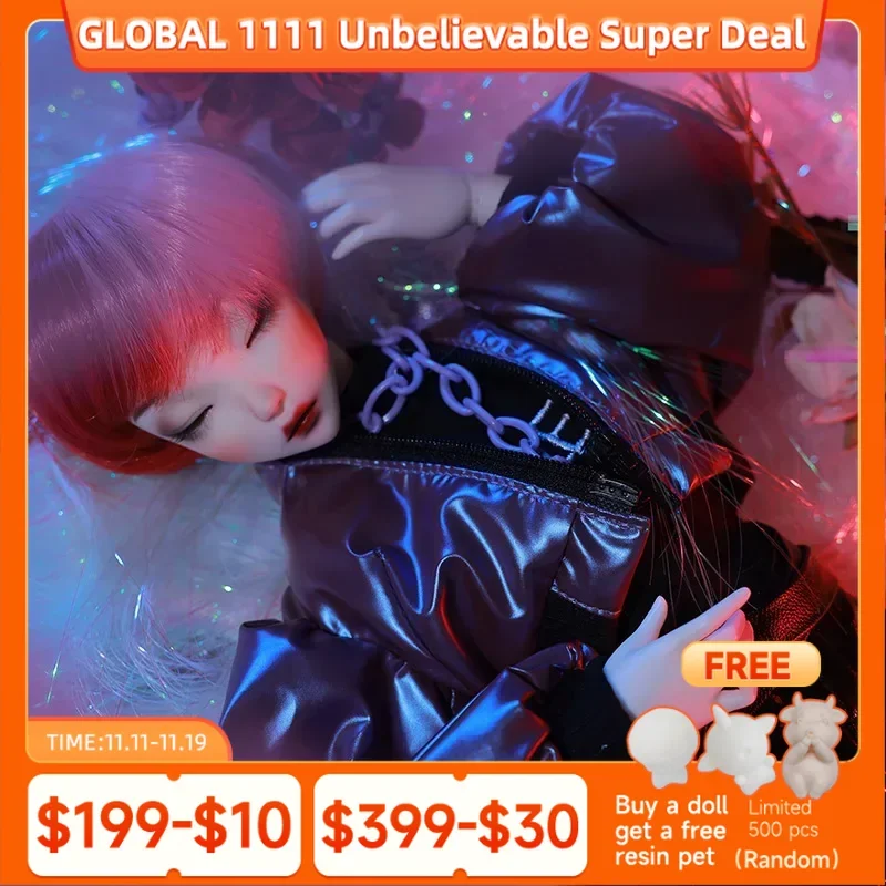 

Ery Yvlu 1/4 BJD кукла Fairyland Minifee, куклы из смолы с шарнирными шарнирами, игрушки для девочек и мальчиков, подарок-сюрприз MNF, женский MSD Shugafairy