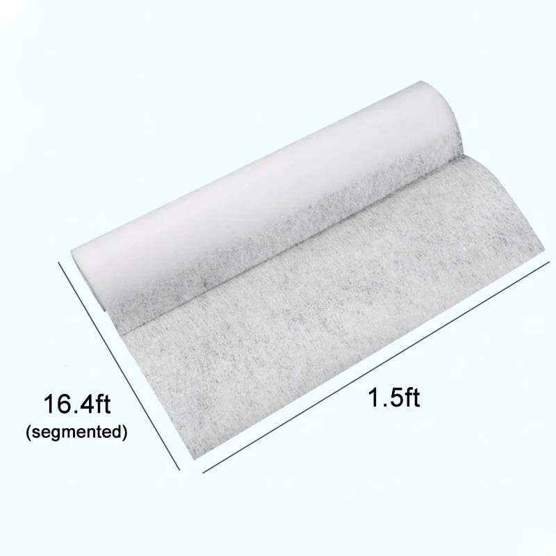 Kitchen Oil Filter Paper Non-woven Absorbing Paper Anti Oil Cotton Filters Cooker Hood Extractor Fan Protection Filter 46cmx5M