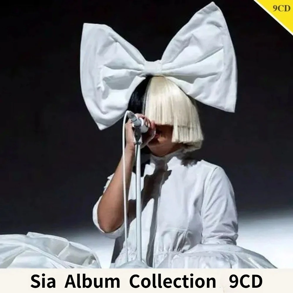 

Коллекция из 9 CD-дисков лучших хитов Sia: музыка без потерь для фанатов, для прослушивания дома и в автомобиле