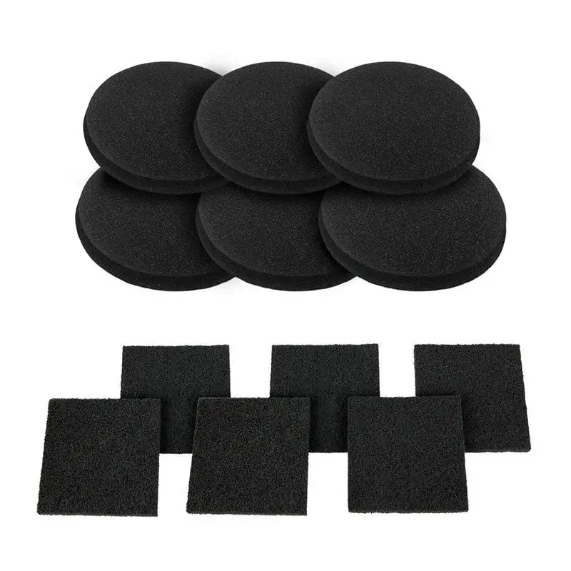 Charcoal Filters for Kitchen Compost Bin Square Round Compost Filter Cotton Deodorant Activated Carbon Compost Bucket Pail Bins