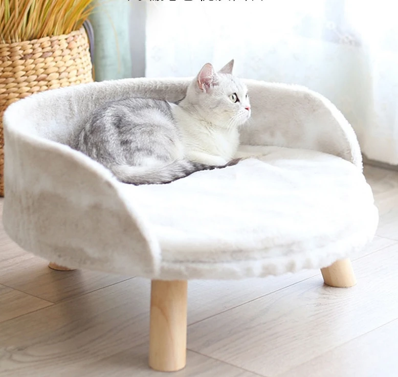 

Гнездо для кошек онлайн-знаменитостей, четыре сезона, обычное домашнее животное, теплый деревянный диван, вилла, гнездо для собак, зимние принадлежности.