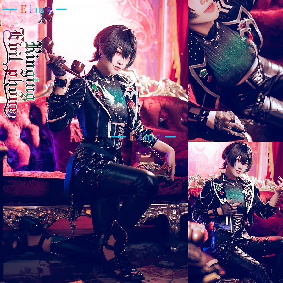

Game Ensemble Stars Ringing evil Hidaka Hokuto Aoi Hinata Shino Hajime Cosplay Costume Halloween Carnival Uniforms Custom Made