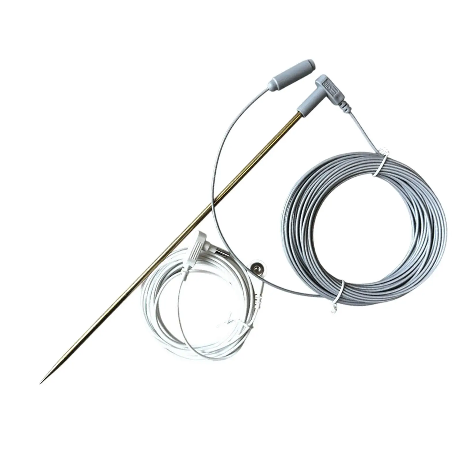 Grounding Rod with 40ft Female Ground Cord Premium High Performance Portable Ground Rod Kit Easy to Use for Earthing Sheets Mats