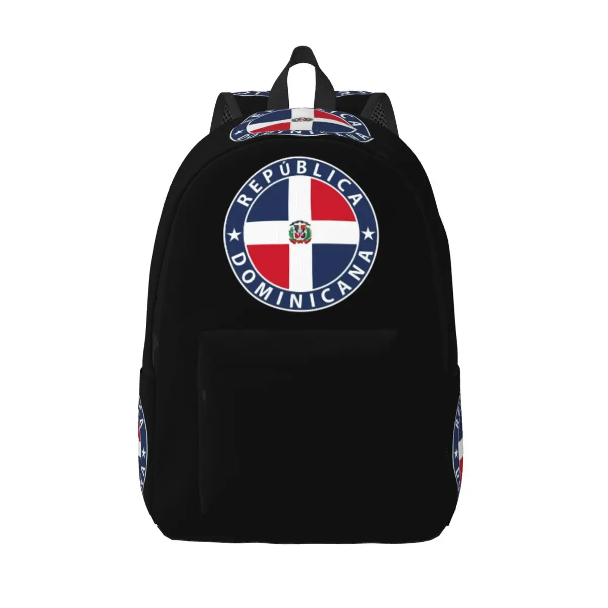 

DR Dominican Republic Backpack for Men Women Casual Student Work Daypack College Shoulder Bag Sports