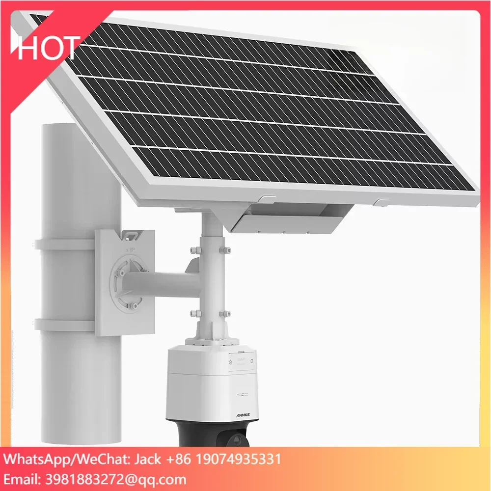 

ANNKE SPT400 4MP 4G LTE Solar-Powered Security Camera Color Night Vision PT Camera With Two Way Audio Built-in 64 GB
