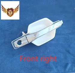 Exterior Door Handle For Mitsubishi Pajero Montero 2000-2006 V93 V97 Plastic chrome white front left or right