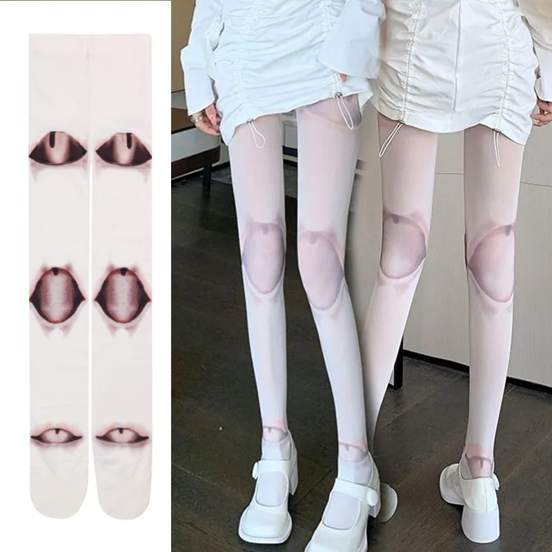 

Women Jointed Doll Printed Tights Gothic Lolita Pantyhose Harajuku Stockings Japanese Style Fashion Anime Cosplay Sexy Legwear