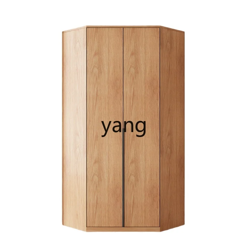 

YHM living room solid wood bookshelf corner cabinet floor corner