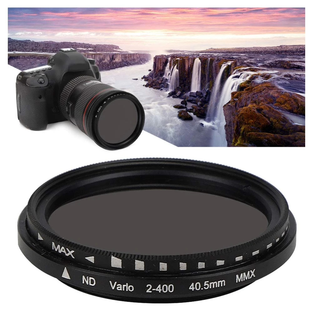 Variable Fader ND Filter Adjustable ND2 to ND400 Neutral Density for Camera Accessories Lens 11x11x2.5cm Polarizing Filter