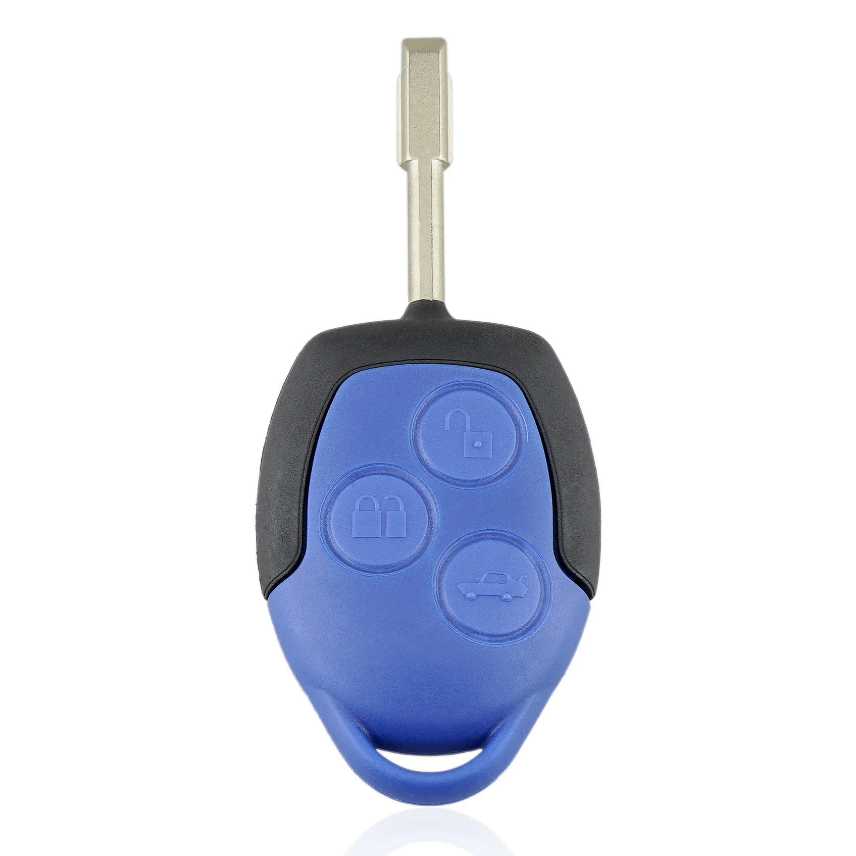 New 433Mhz 3 Button Blue Remote Key FOB Fit for FORD TRANSIT MK7 2006-2014 4D63 80 Bit