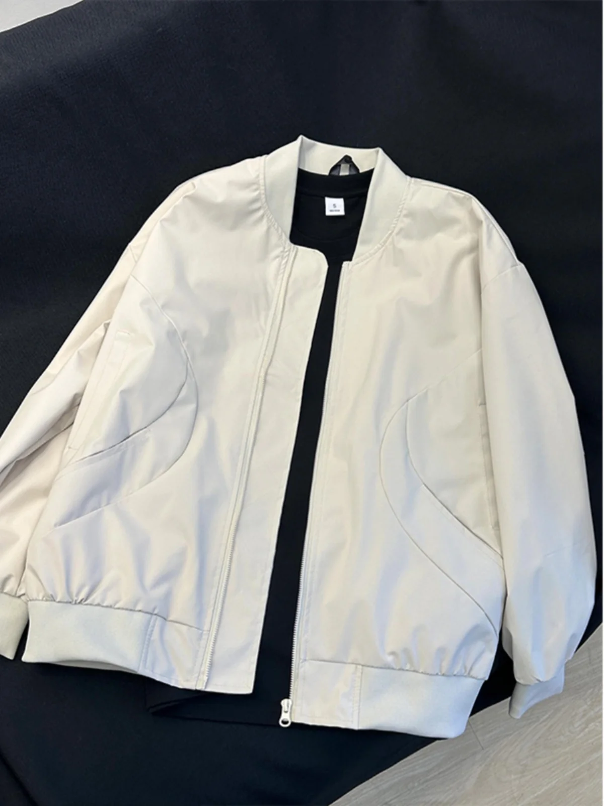 

Новая весенняя мужская куртка-пилот: повседневная, деконструированная, модная, в стиле бейсбольной формы, трендовая верхняя одежда