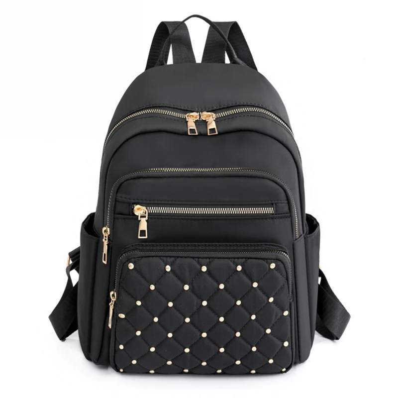 Fashion Bagpack Women High Quality Nylon Backpacks Female Big Travel Back Bag Large School Bags for Teenage Girls Shoulder Bag