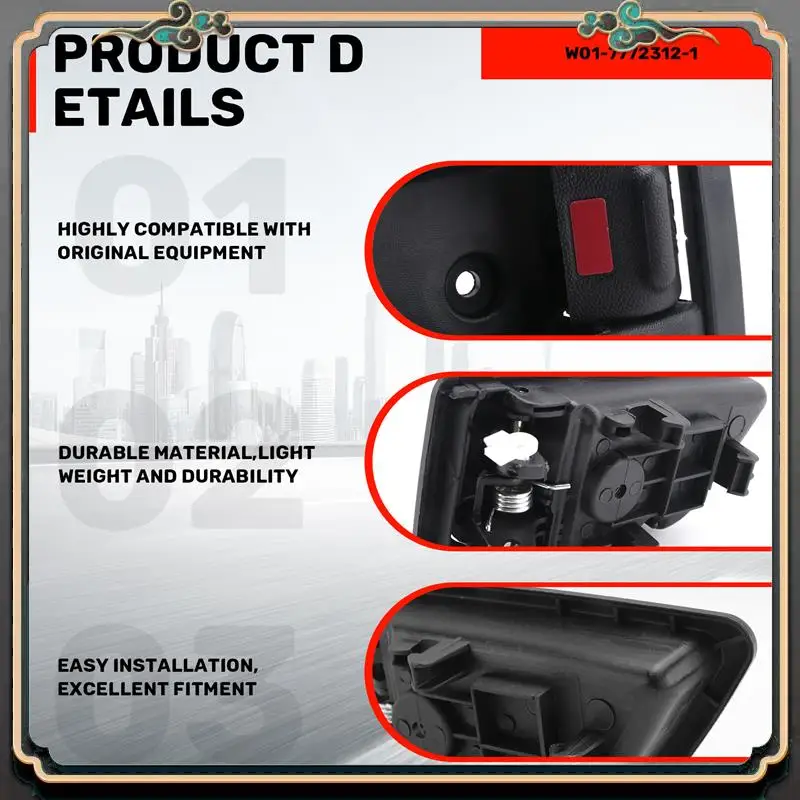 

M45K-Inside Interior Door Handle Right 82620-1C000 For Hyundai Getz 2006-2011 Car Accessories