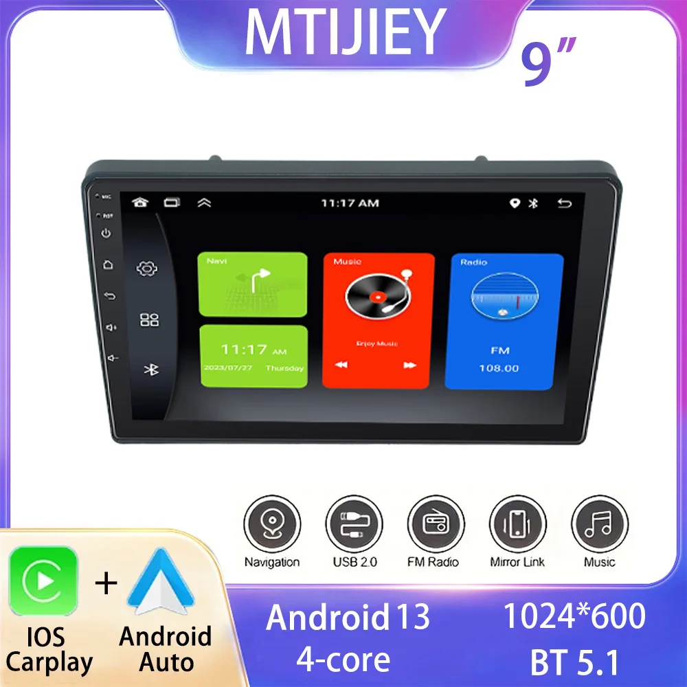 

Car Android 13 For Peugeot 308 T9 308S 2013 - 2017 Auto Radio Stereo Head Unit Multimedia Player GPS Navigation 2din DVD Carplay