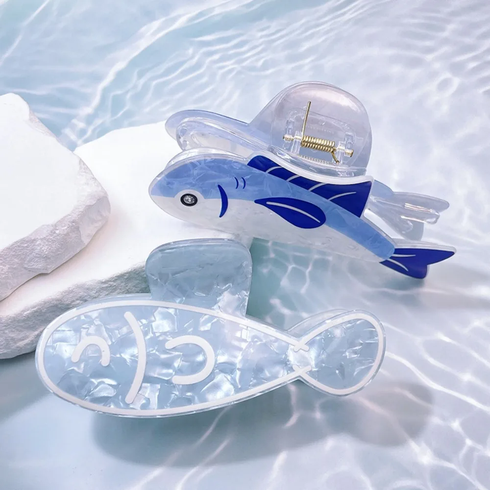 لطيف السردين مشبك شعر كليب عدم الانزلاق خفيفة الوزن دبوس الشعر الكرتون تصميم بسيط مشابك الشعر إكسسوارات فتيات #1