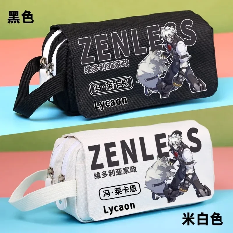 เกม zenless Zone ศูนย์อะนิเมะ cos koleda WISE Belle nekomiya Mana corin ฯลฯของขวัญกล่องดินสอพิมพ์ลายเรียบง่ายยูนิเซ็กซ์