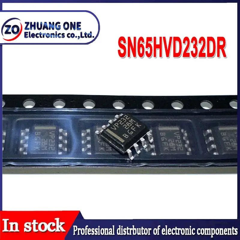 5pcs/lot SN65HVD232DR SN65HVD232D SN65HVD232 VP232 SOP-8 In Stock