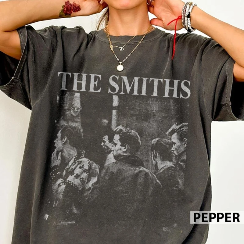 Camiseta Vintage The Smiths, Camiseta con Gráficos Vintage, Novedades de Primavera Verano, Ropa Urbana para Mujer, Moda Vintage
