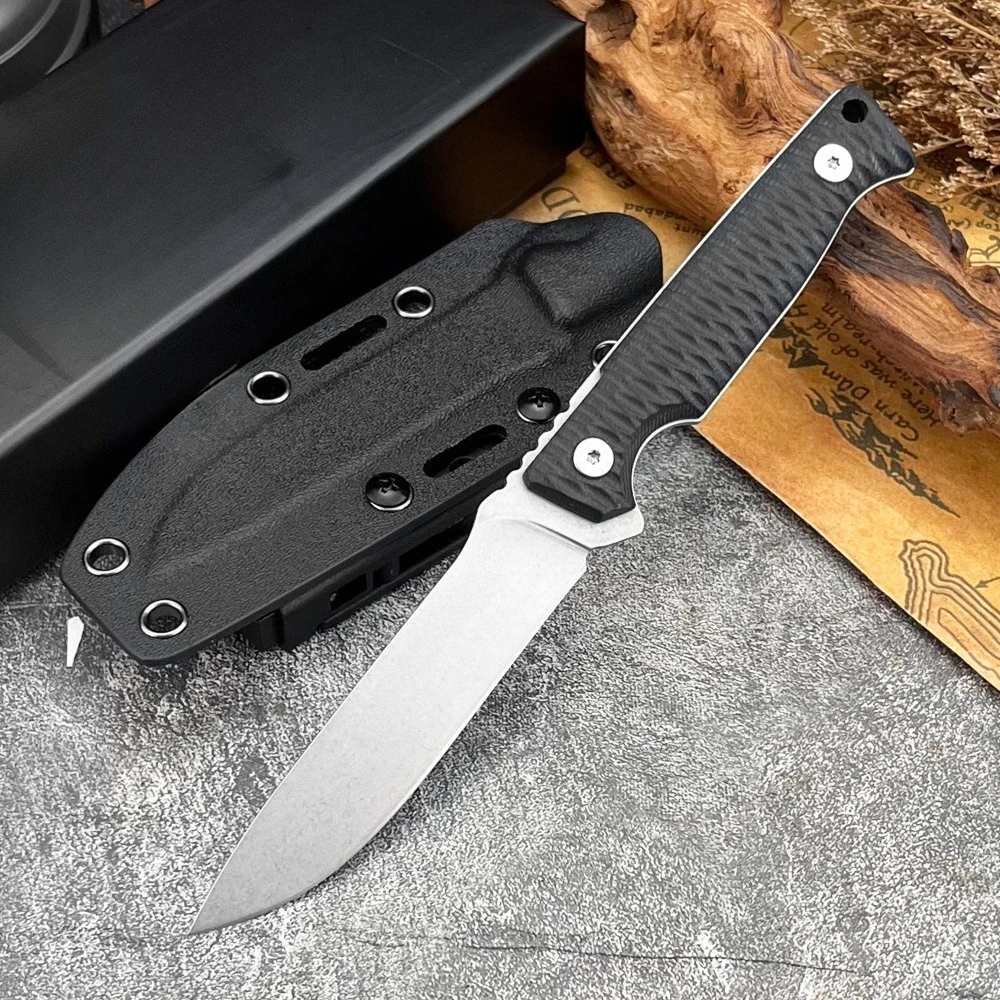 

Прямой нож Tek 8Cr13Mov Blade Боевой военный многофункциональный нож для выживания и охоты в дикой природе с ножнами Мужской подарок