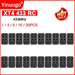 Controle remoto de portão elétrico para porta de garagem, controle remoto, código de rolamento, XT4, 433, RC, 787456, 1 Pc, 3 Pcs, 5 Pcs, 10 Pcs, 20Pcs