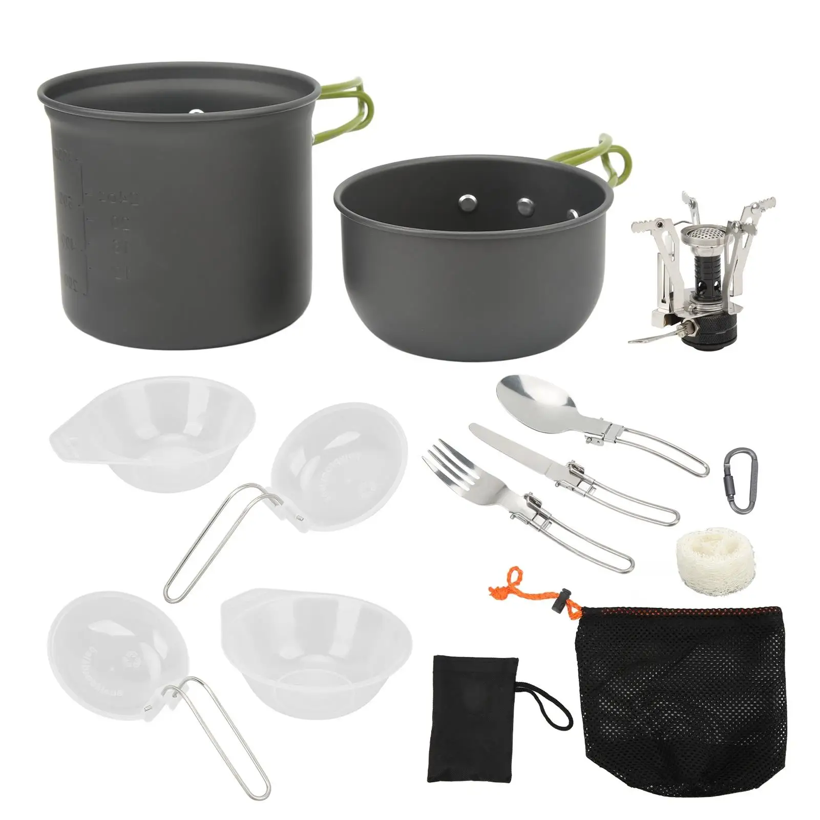 

Lightweight Portable Camping Kitchen Utensil Set - Anti-Corrosion Cooking Gear for Outdoor Adventures