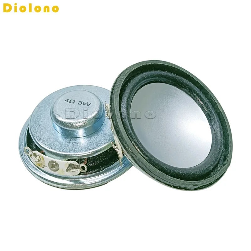 4 ohm 3w luidspreker 45mm 2.2inch luidspreker 18mm interne magnetische schuimrand surround zilverachtige dop hoogte 17mm