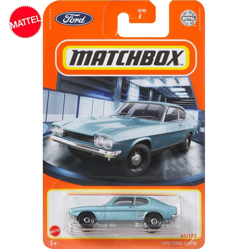 Original Mattel Matchbox 30782 Car 1/64 Metal Diecast 41/100 1970 Ford Capri Vehicle Model Toys for Boy Collection Birthday Gift