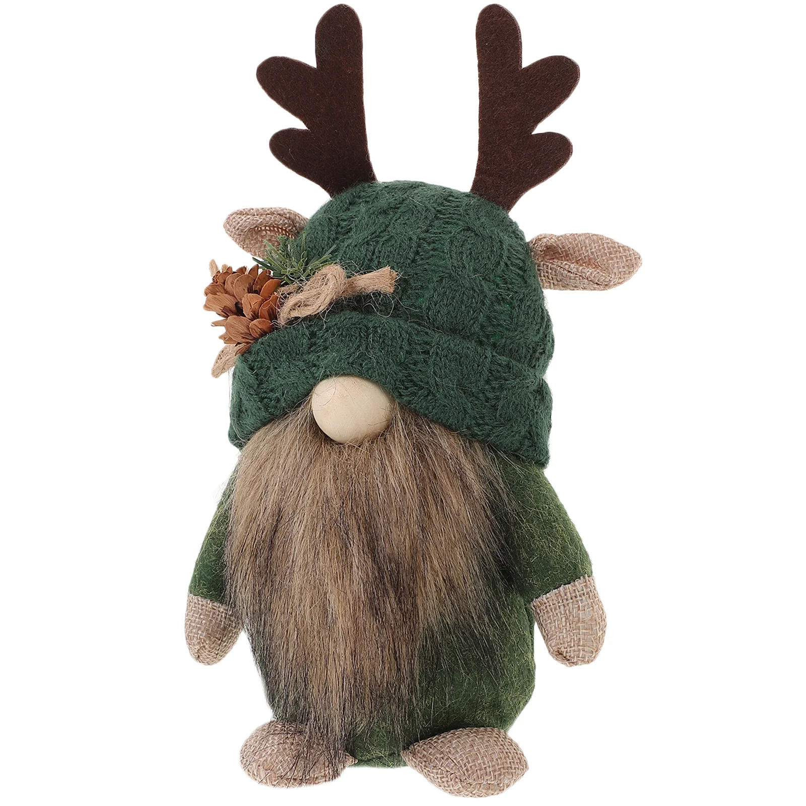 Cute Antlers Knitted Window Decoration Forest Old Man Desktop (b1-39 Green Hat) Gnome Christmas Gnomes Ornament