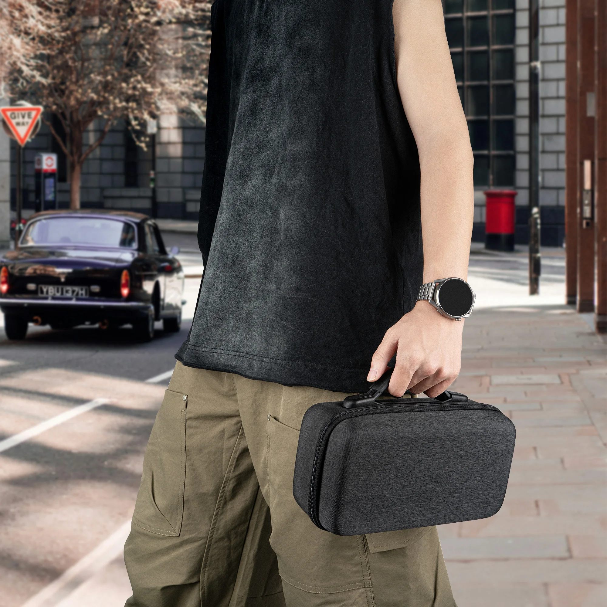  Shield Speaker Case Compatible with Turtlebox Ranger, Replacement Hard Shell Portable Speaker Protective Carrying