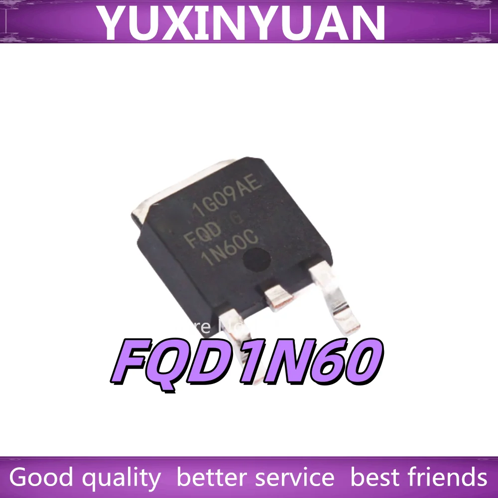 20/PCS New FQD1N60 FQD2N60 FQD4N60 FQD5N60 FQD6N60 FQD7N60 FQD8N60 FQD20N06 TO252 Ic Chip In Stock