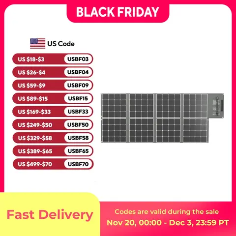 Pannello solare pieghevole con coperta solare portatile Renogy N-Type da 400 Watt, generatore solare leggero al 25% ad alta efficienza